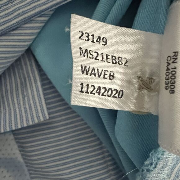 Peter Millar Salem Performance Shorts Blue Color 36 MS21EB82 Golfing Casual - Picture 6 of 8